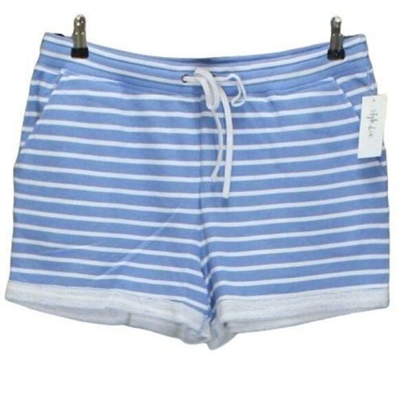 Style & Co Knit Sailor Stripe Shorts Sailor Stripe S - Picture 1 of 4